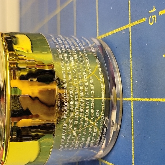 KISS edge Fixer Glued Max Hold Lemon Drop Hair Gel 30ml New - Picture 2 of 5